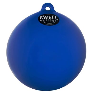 SWELL Wakesurf - Big Bumper Ball 25 Inch Diameter - Inflatable Raft Tie-Up Boat Fender Buoy (Royal Blue)