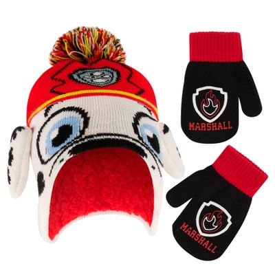 Nickelodeon boys Paw Patrol Toddler Winter and Mitten Set Beanie Hat, Paw Patrol, 2-4T US