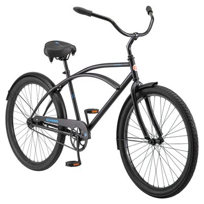 Schwinn Huron 1 Cruiser Bike, 26 Inch Bike for Women and Men, Single-Speed Beach Cruiser Bicycle, Rear Coaster Brake, Comfortable Padded Seat, Upright Riding Position, Adult Bicycle