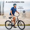 Schwinn Huron 1 Cruiser Bike, 26 Inch Bike for Women and Men, Single-Speed Beach Cruiser Bicycle, Rear Coaster Brake, Comfortable Padded Seat, Upright Riding Position, Adult Bicycle view 3