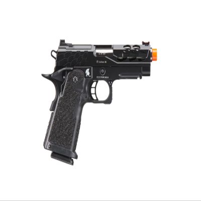 Lancer Tactical Airsoft Pistol STRYK Hi-Capa 5.1/4.3 Full Metal Gas Blowback 330 FPS (Regular, Black, Hi-Capa 4.3)