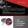 Olympia Shot Match Heavy Air Gun Pellets | .177 Caliber (4.5 mm), 8.26 gr | Flat Wadcutter Head for Competition Target Shooting | 500 Count view 2