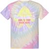 Custom Spring Break Girl's Trip Tie Dye Tee: Unisex Gildan Tie-Dye Spiral T-Shirt view 1