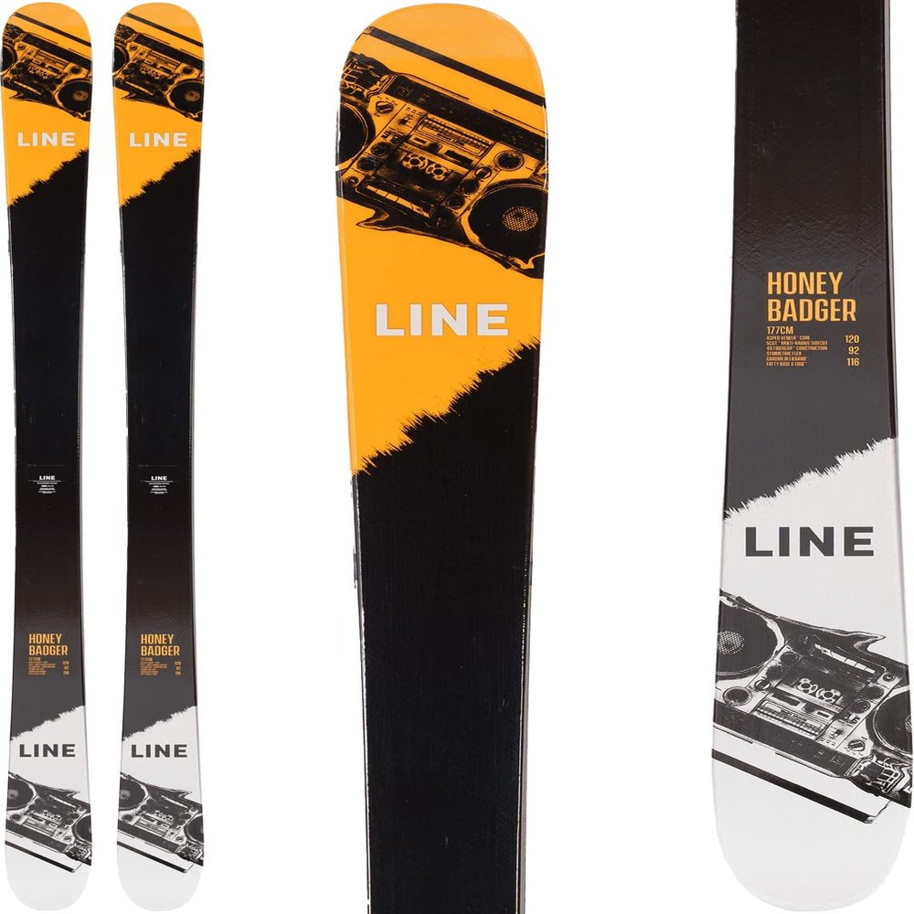 LINE Honey Badger Skis Mens Sz 177cm, Multi