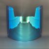 Precision Revo Ice Blue 2.0 Football Helmet Visor // Fits Kids, Youth & Adult Helmets // Eye Protection for Helmet and Facemask // Dark Tinted Visor view 2