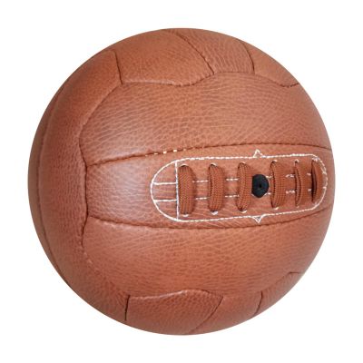 Netball, Vintage Football, Hand Sewn, Soft and Durable - Size 5,Brown2