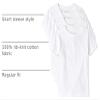 The Children's Place boys Short Sleeve Undershirt, White -4 Pack, X-Small US view 3