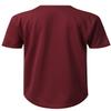 AIRNINE Men's Bandana Print Baseball Jersey Button Down Shirts (S to 5XL) (Burgundy_J42, 5X-Large) view 2