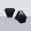 Black - Precision Football Helmet Visor Clips // Fits Kids, Youth & Adult Helmet Brands // Eye Shield Hardware view 2