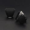 Black - Precision Football Helmet Visor Clips // Fits Kids, Youth & Adult Helmet Brands // Eye Shield Hardware view 4