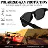 Joopin Trendy Square Sunglasses Polarized UV Protection Designer Shades for Women Men Sun Glasses (Black + Clear Mirrored Pink) view 3