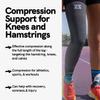 Zensah Full Leg Compression Sleeve - Long Full Length Support for Thigh, Knee, Calf for Men, Women, Running, Basketball, Football (Medium, Black) view 4