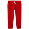 The Children's Place Boys' Active Fleece Jogger Sweatpants, Red, Large view 1