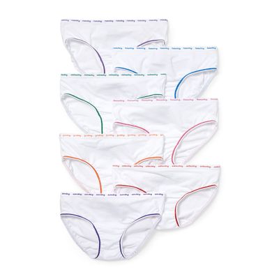 The Children's Place girls Briefs Underwear, White, X-Small US
