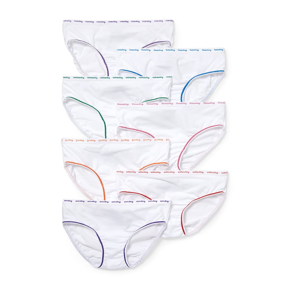 The Children's Place girls Briefs Underwear, White, X-Small US