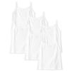 The Children's Place Girls Sleeveless Cami Shirt, White -6 Pack, Large US view 1