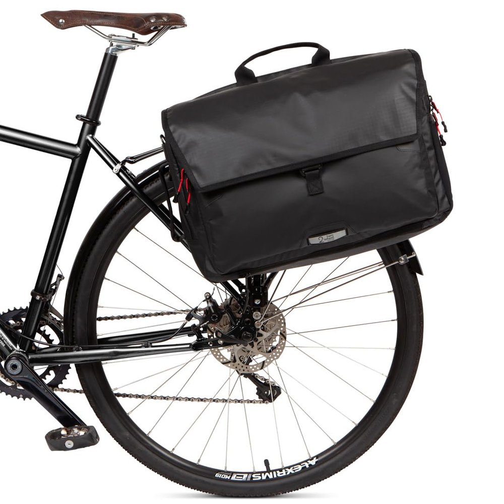 Two Wheel Gear - Magnate Pannier Messenger Backpack REVISED - 3 in 1 - Bike Commuting and Travel Bag (24 Litre)
