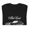 1972 Chevy Monte Carlo American Classic Car Muscle Cars Short-Sleeve T-Shirt Black view 2