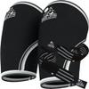 Nordic Lifting Elbow Sleeves XLarge Bundle with Super Heavy Duty Wrist Wraps - Black Grey view 1