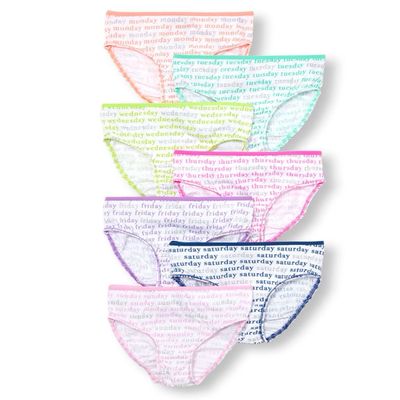 The Children's Place,girls,Briefs,RAINBOW DAYS -7 PACK,XLarge