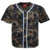 AIRNINE Men's Bandana Print Baseball Jersey Button Down Shirts (S to 5XL) (Olive Camo_J42, Medium) view 1