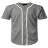 AIRNINE Men's Bandana Print Baseball Jersey Button Down Shirts (S to 5XL) (Grey_J42, 4X-Large) view 1