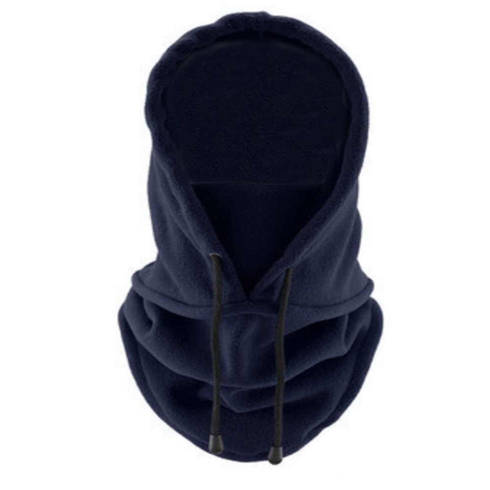 Balaclava Heavyweight Fleece Cold Weather Face and Neck Mask (Navy Blue)
