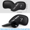 Craftsman Golf Custom Personized 12pcs Leather Golf Left Handed Iron Head Covers Set Headcover with Name Stitched view 3