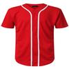 AIRNINE Men's Bandana Print Baseball Jersey Button Down Shirts (S to 5XL) (Red_J42, 2X-Large) view 1