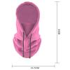 Balaclava Heavyweight Fleece Cold Weather Face and Neck Mask (Pink) view 2