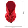 Balaclava Heavyweight Fleece Cold Weather Face and Neck Mask (Red) view 2