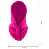 Balaclava Heavyweight Fleece Cold Weather Face and Neck Mask (Rose) view 2