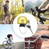 Bike Bell, Classic Bike Bell, Aluminum Bicycle Bell for Handlebars, Loud Crisp Clear Sound Bicycle Bike Bell for Adults Road Bike, Mountain Bike, City Bike, Sports Bike, Cruiser Bike Gold view 2