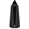 Medieval Cape with Hood for Women Plus Size Maxi Unisex Full Length Hooded Robe Cosplay Halloween Witch Cloak view 1