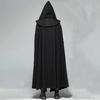 Medieval Cape with Hood for Women Plus Size Maxi Unisex Full Length Hooded Robe Cosplay Halloween Witch Cloak view 4