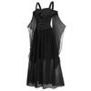 Medieval Costume Women Butterfly Sleeve Maxi Dress Cold Shoulder Steampunk Corset Dress Gothic Clothes view 3