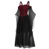 Medieval Costume Women Butterfly Sleeve Maxi Dress Cold Shoulder Steampunk Corset Dress Gothic Clothes view 3