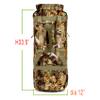AUSCAMOTEK Top Load Camo Duffel Bag for Hunting Gear - Water Resistant Blind Duffle Backpack- Camouflage Military Style Seabag view 2