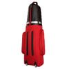 Caddymatic Hard Top Shell Padded Travel Cover with Wheels, Red/Grey view 3