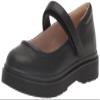 The Children's Place Girls Closed Toe Maryjane Mary Jane Flat, Black view 2