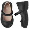 The Children's Place Girls Closed Toe Maryjane Mary Jane Flat, Black view 3