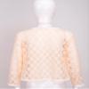 Jizyo Kids Big Girls Long Sleeve Lace-up Sheer Cardigan Summer Lace Hollow Floral Shrug Cardigan Casual Dress Cover Up Light Pink Lotus 6-8 Years view 4