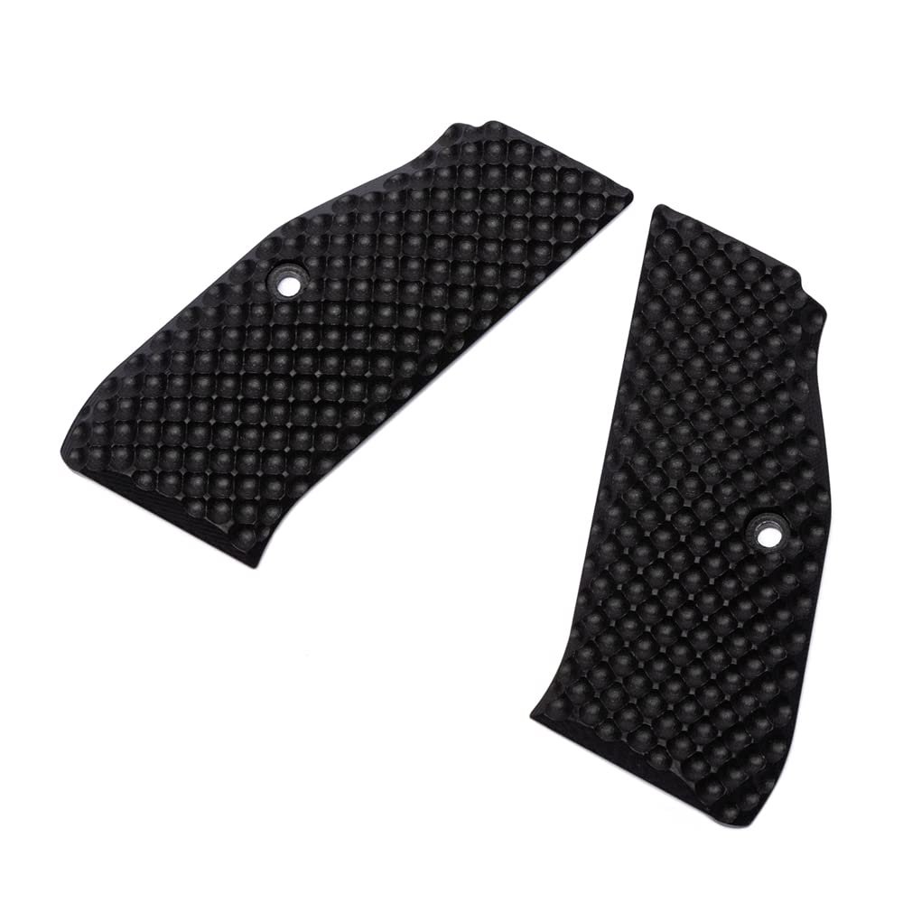 G10 Grips for CZ Shadow2 Palm Swell Dimple Texture - Black