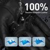BISON DENIM Winter Sheepskin Leather Gloves for Men, Warm Cashmere Lined Touchscreen Texting Gloves for Driving (Brown,XX-Large) view 3