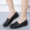 HuangTaiJi Qing Women's Soft Comfortable Loafers Simple Walking Slip on Flat Shoes for Mothers Pregnant Women Black US 8.5 view 4
