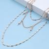Andelaisi Boho Thunder Necklace Choker Lightning Bolt Necklace Chain Layered Gold Thunderbolt Necklace Lightning Clavicle Chain Jewelry for Women view 4