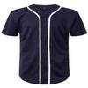 AIRNINE Men's Bandana Print Baseball Jersey Button Down Shirts (S to 5XL) (Navy_J42, 2X-Large)