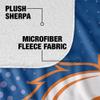 University of Texas at Arlington Blanket, 50"x60" Logo Dots, Silky Touch Sherpa Back Super Soft Throw Blanket view 4