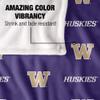 University of Washington Blanket, 50"x60" Logo Pattern, Silky Touch Super Soft Throw Blanket view 4