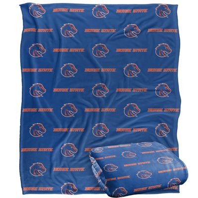 Boise State University Blanket, 50"x60" Logo Pattern, Silky Touch Super Soft Throw Blanket